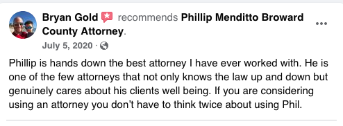 Phillip Menditto attorney recomendation